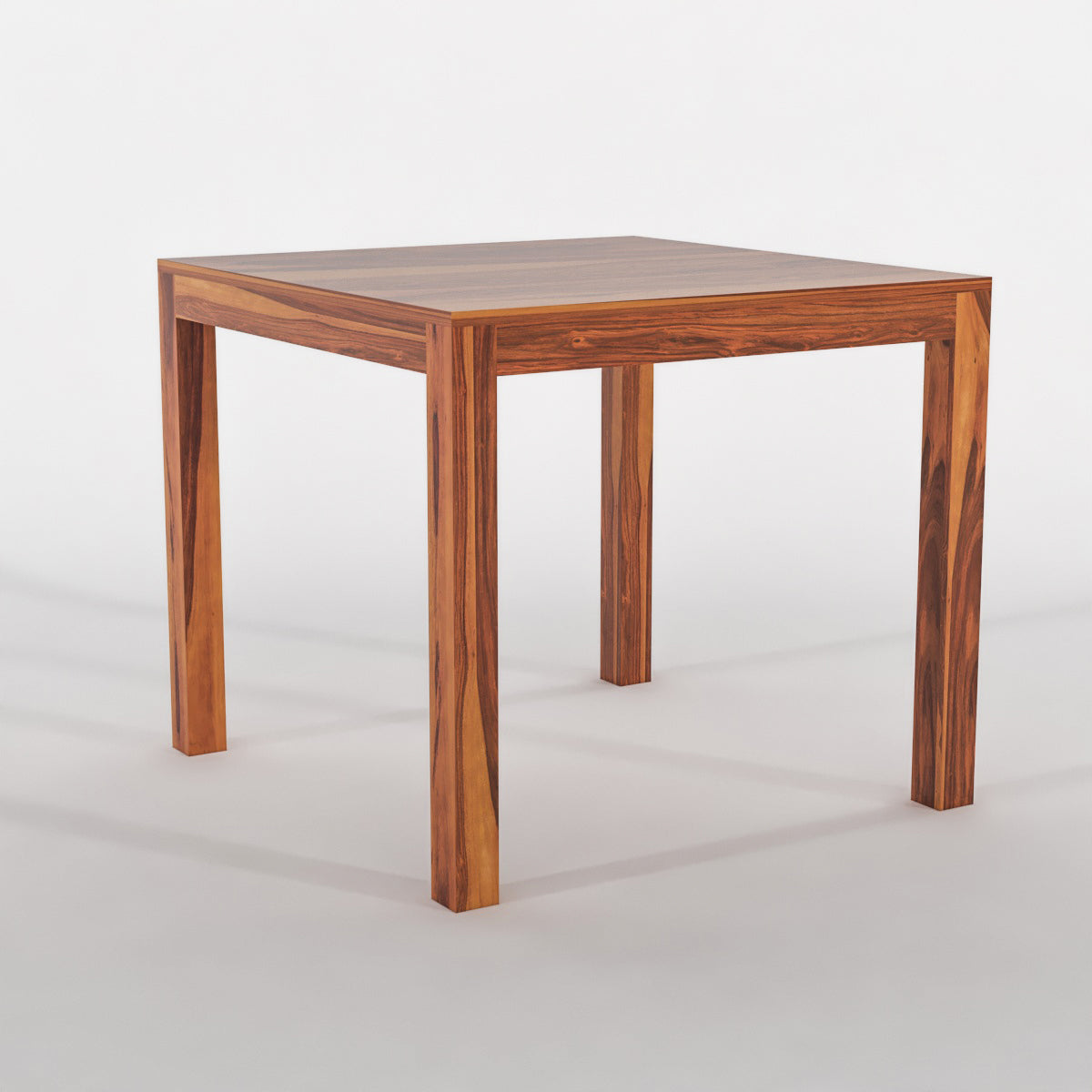 Solid Wood 4 Seater Dining Table Set with Chairs