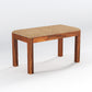 Modern Solid Wood Dining Bench with Upholstered Top