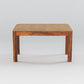 Modern Solid Wood Dining Bench with Upholstered Top