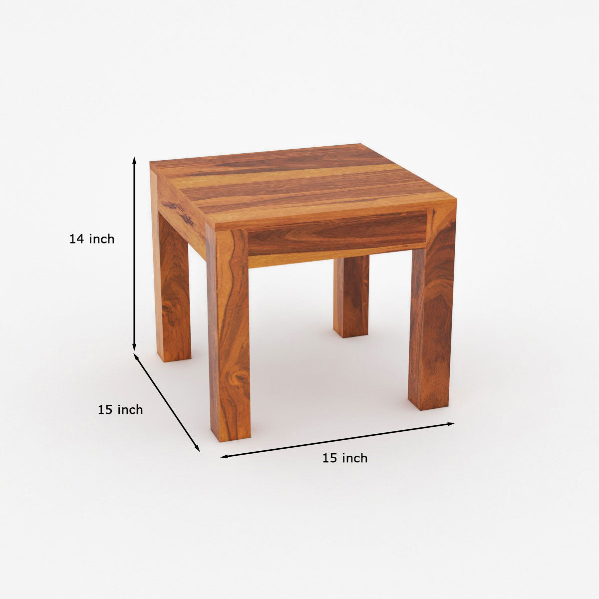 Solid Wood Multipurpose Coffee Table & Stool Se