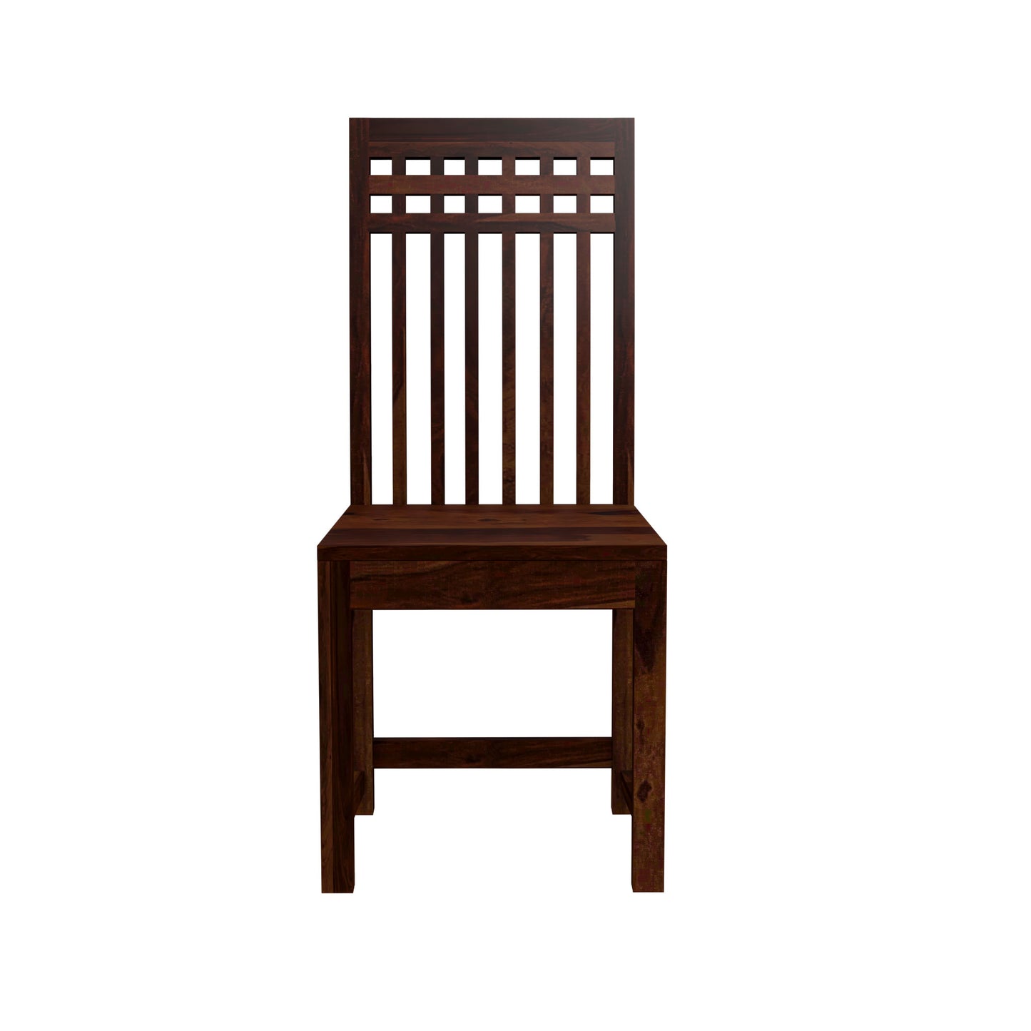 Solid Wood 4 Seater Dining Table Set with Wooden Chairs
