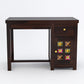 Solid Sheesham Wood Study Table with Storage & Matching Chair