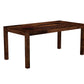 Premium Solid Wood 6 Seater Dining Table Set with Slatted Back Chairs
