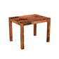 Solid Wood 4 Seater Dining Table Set with Wooden Chairs