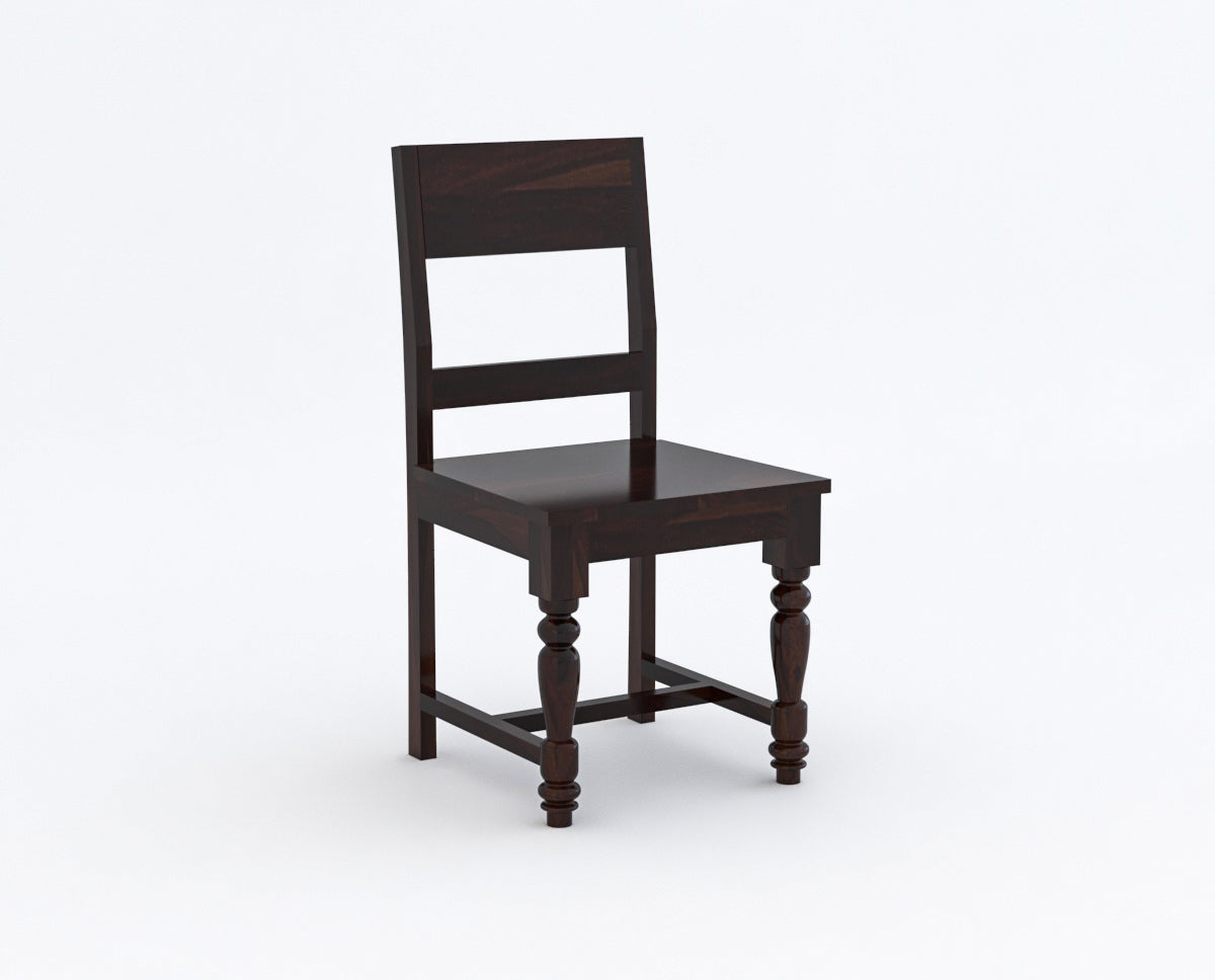 Solid Sheesham Wood Study Table with Storage & Matching Chair