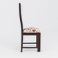 Solid Wood 4 Seater Dining Table Set with Foam Cushioned Chairs & Bench