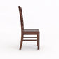 Solid Wood 4 Seater Dining Table Set with Wooden Chairs