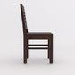Solid Wood 4 Seater Dining Table Set with Cushioned Chairs