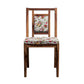 Solid Wood 4 Seater Dining Table Set with 4 Cushioned Chairs