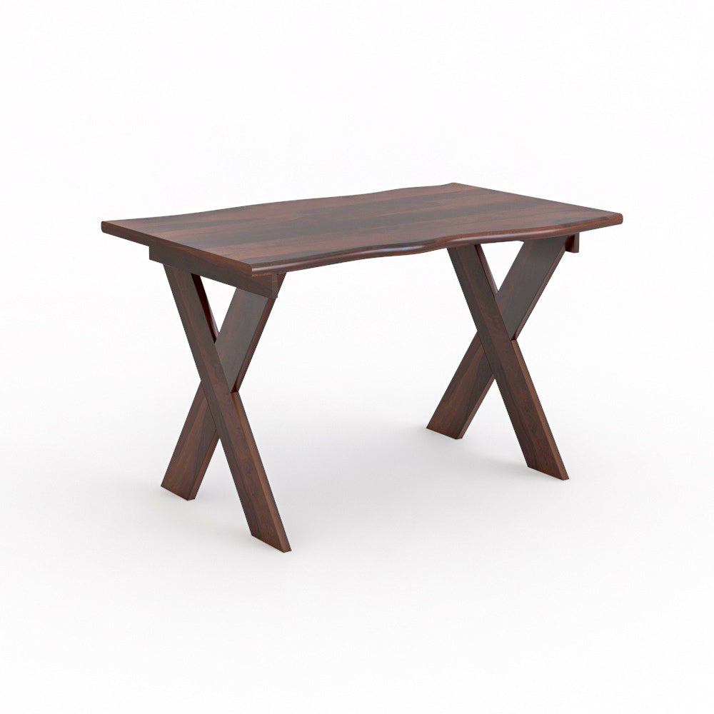 Solid Wood 4 Seater Dining Table Set with 3 Chairs and 1 Bench