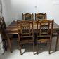 Classic Handcrafted Sheesham Wood Dining Table Set (6 Seater)