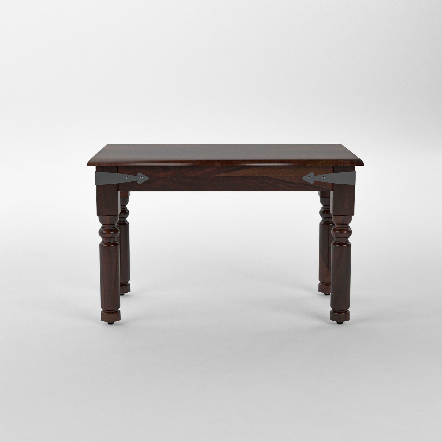 Solid Wood 4 Seater Dining Table Set with 3 Chairs & 1 Bench