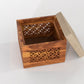 Handcrafted Solid Wood Coffee Table with Carved Ottoman Stools