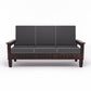 Premium Solid Wood 6 Seater Sofa Set (3+2+1) with Cushioned Seating | Natural & Walnut Finish