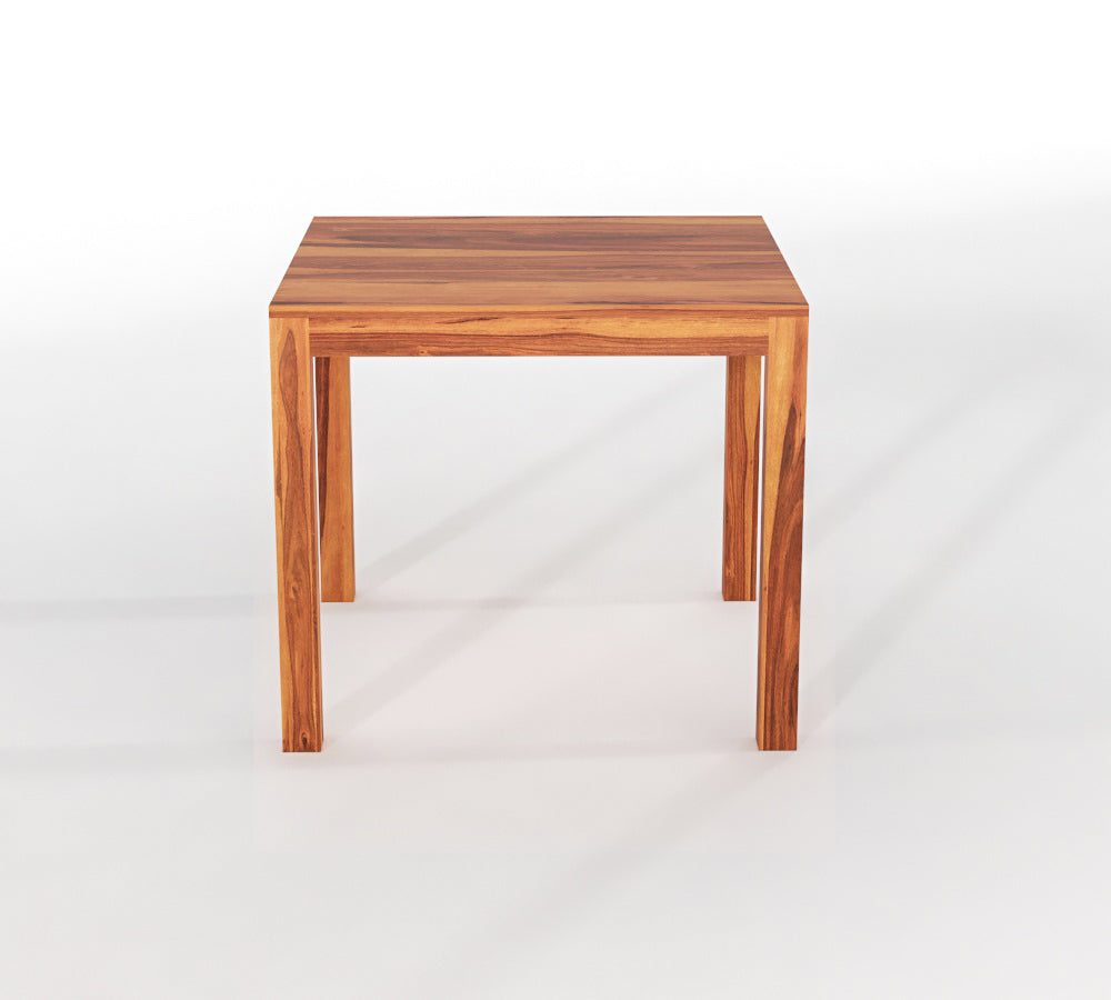 Solid Wood 4 Seater Dining Table Set with 4 Wooden Chairs