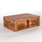 Solid Wood Coffee Table with 4 Stools