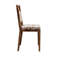 Solid Wood 4 Seater Dining Table Set with 4 Cushioned Chairs