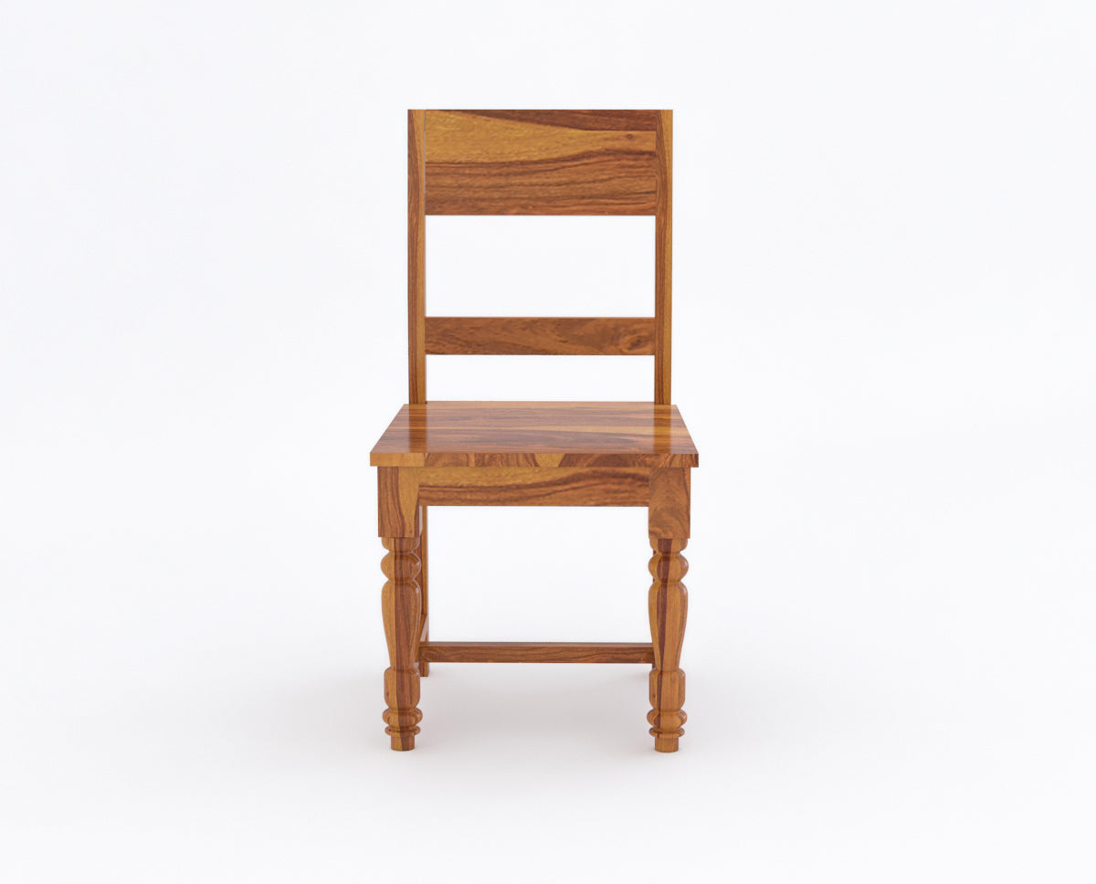 Solid Sheesham Wood Study Table with Storage & Matching Chair