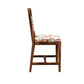 Solid Wood 4 Seater Dining Table Set with 4 Cushioned Chairs