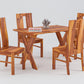 Solid Wood 4 Seater Dining Table Set | 4 Chairs