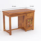 Solid Sheesham Wood Study Table with Storage & Matching Chair