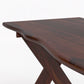 Solid Wood 4 Seater Dining Table Set with Cushioned Chairs