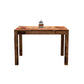 Solid Wood 4 Seater Dining Table Set with 4 Cushioned Chairs