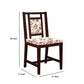Premium Solid Wood 6 Seater Dining Table Set with Cushioned Chairs