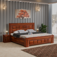 Sheesham Wood King Size Storage Bed for bedroom