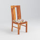 Solid Wood 4 Seater Dining Table Set | 3 Cushioned Chairs & 1 Bench