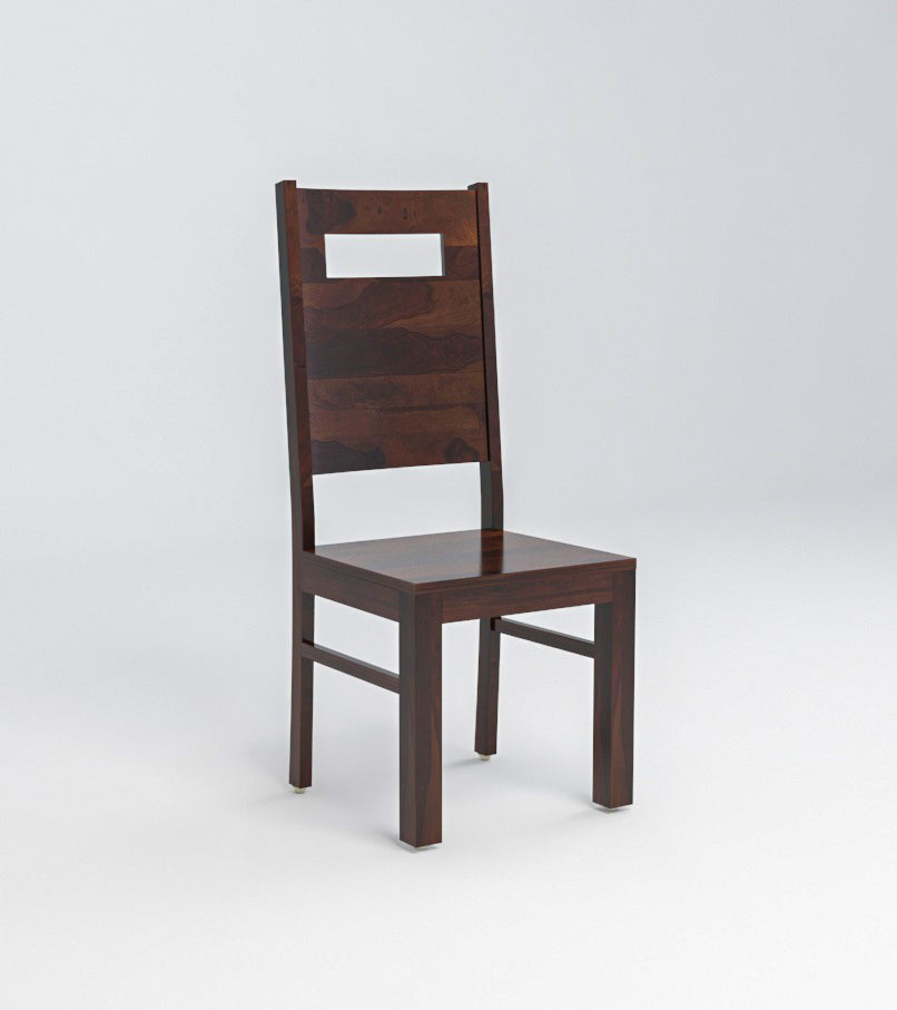 Solid Wood 4 Seater Dining Table Set with 3 Chairs & 1 Bench
