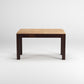 Modern Solid Wood Dining Bench with Upholstered Top