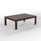 Solid Wood Coffee Table with 4 Stools