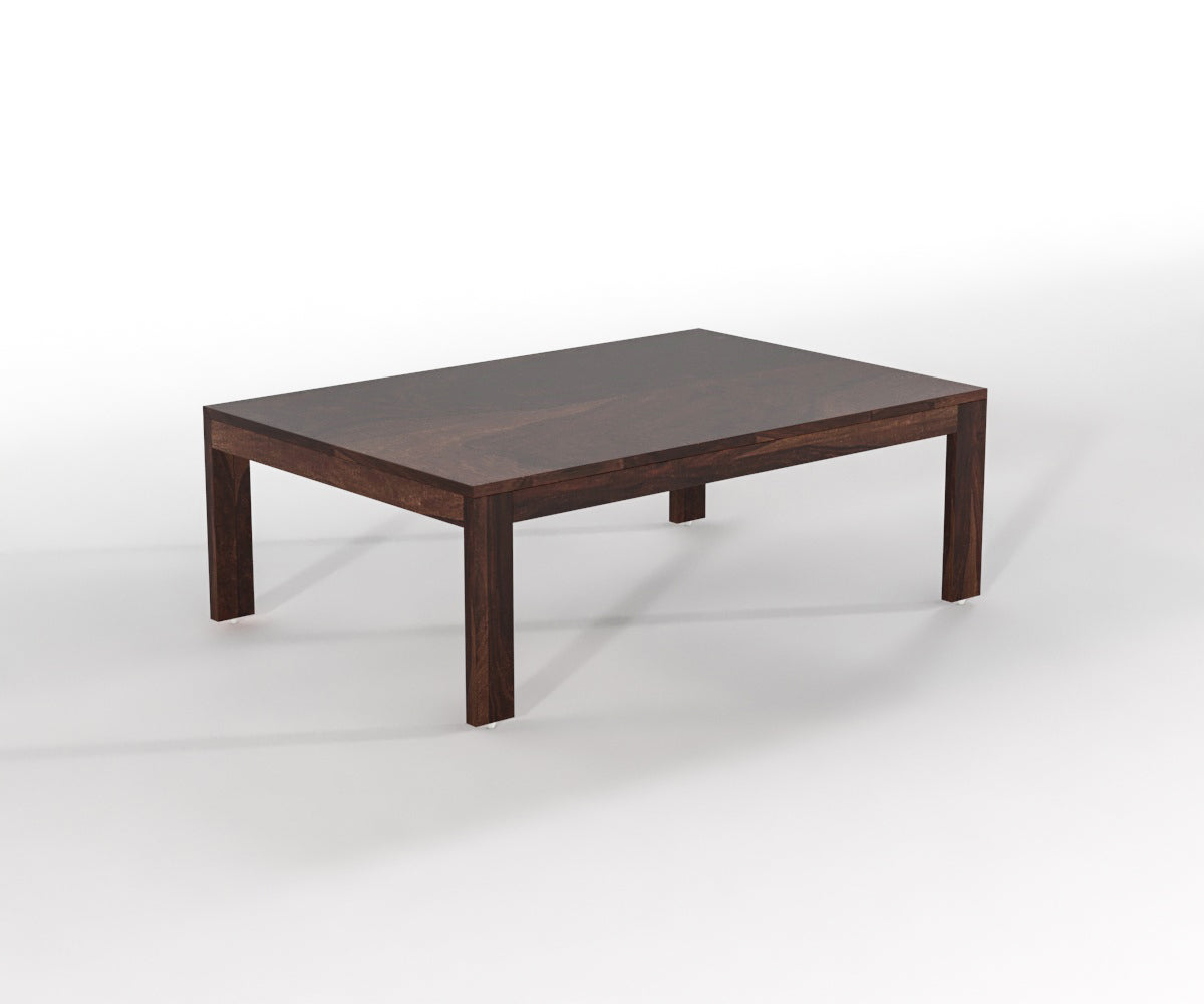 Solid Wood Coffee Table with 4 Stools
