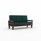 Premium Solid Wood 6 Seater Sofa Set (3+2+1) with Cushioned Seating | Natural & Walnut Finish