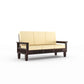 Solid Wood 5 Seater Sofa Set (3 Seater + 2 Single Seaters) | Natural & Walnut Finish with Cushioned Comfort