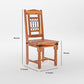 Solid Wood 4 Seater Dining Table Set with 3 Chairs & 1 Bench