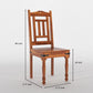 Solid Wood 4 Seater Dining Table Set with Chairs