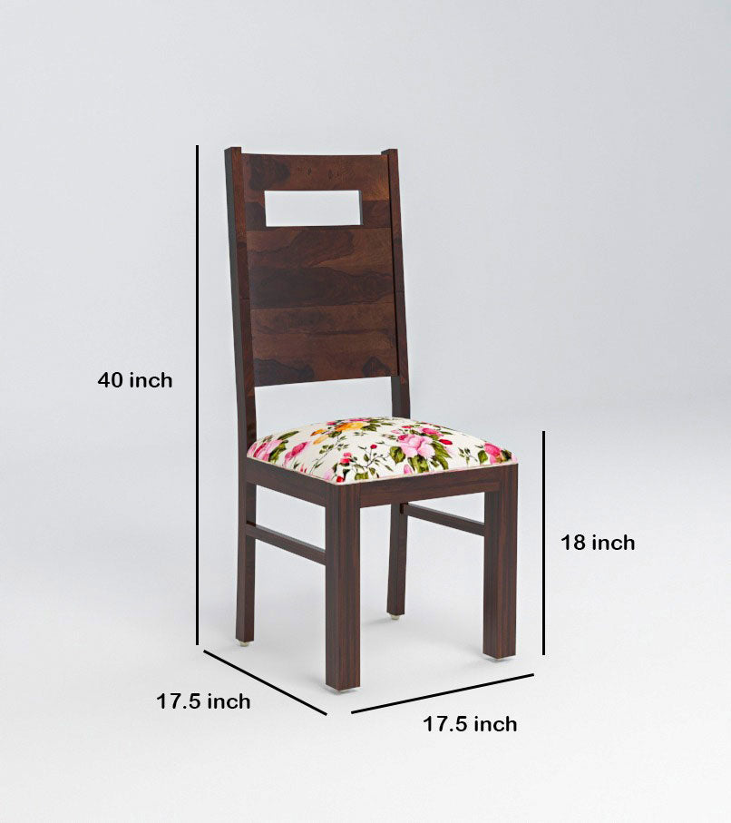 Solid Wood 4 Seater Dining Table Set with 3 Chairs & 1 Upholstered Bench