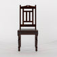 Solid Wood 4 Seater Dining Table Set with Chairs