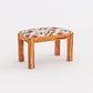 Solid Wood 4 Seater Dining Table Set with Foam Cushioned Chairs & Bench