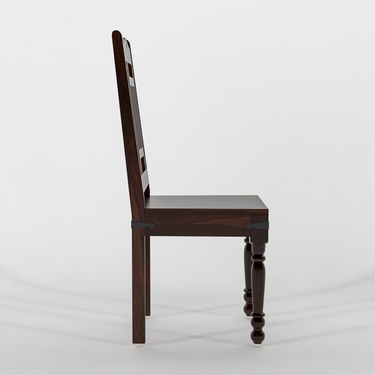 Solid Wood 4 Seater Dining Table Set with Chairs