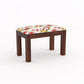 Solid Wood 4 Seater Dining Table Set with Foam Cushioned Chairs & Bench