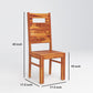 Solid Wood 4 Seater Dining Table Set with Modern Chairs