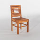 Solid Wood 4 Seater Dining Table Set with 4 Wooden Chairs