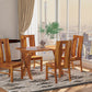 Solid Wood 4 Seater Dining Table Set | 4 Chairs
