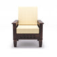 Premium Solid Wood 6 Seater Sofa Set (3+2+1) with Cushioned Seating | Natural & Walnut Finish