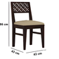 Teak Finish Wooden Office Desk for Home & Workspace