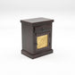 Solid Sheesham Wood Bedside Table with Drawer & Cabinet | Brass Inlay Door