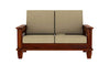 Jeenwood Solid Wooden Sheesham Teak Wood Sofa Set 2 Seater Home Furniture | Living Room | 2 Seater Sofa Set Wooden - Honey Finish 1